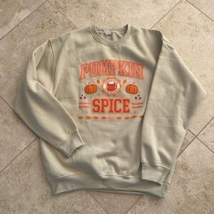 Pumpkin Spice Ivy brand sweatshirt - size unisex Large